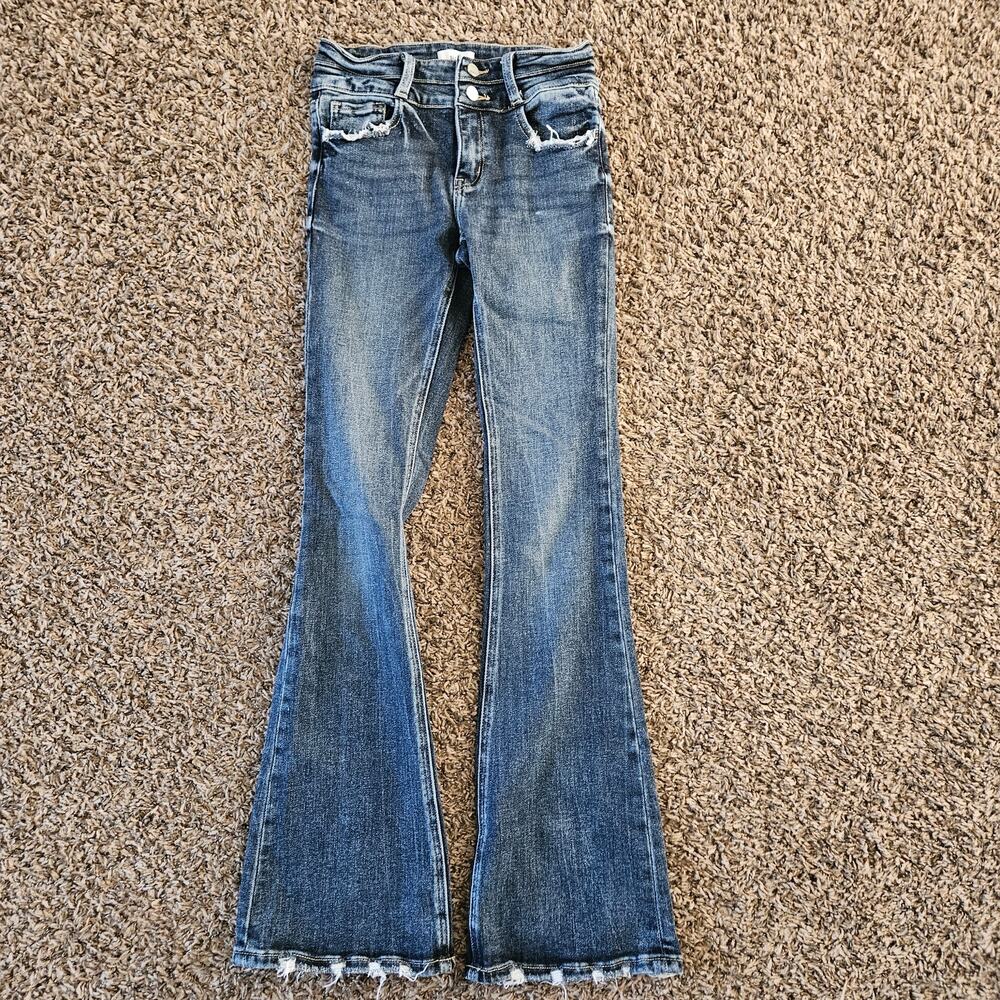 Bke Youth Girls - Mid-Rise Boot Stretch Jean 14